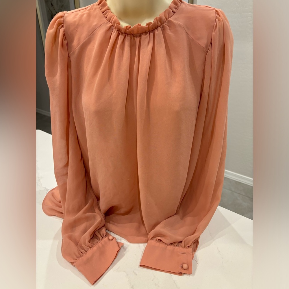 Worthington classy blush Pink Blouse women size s
